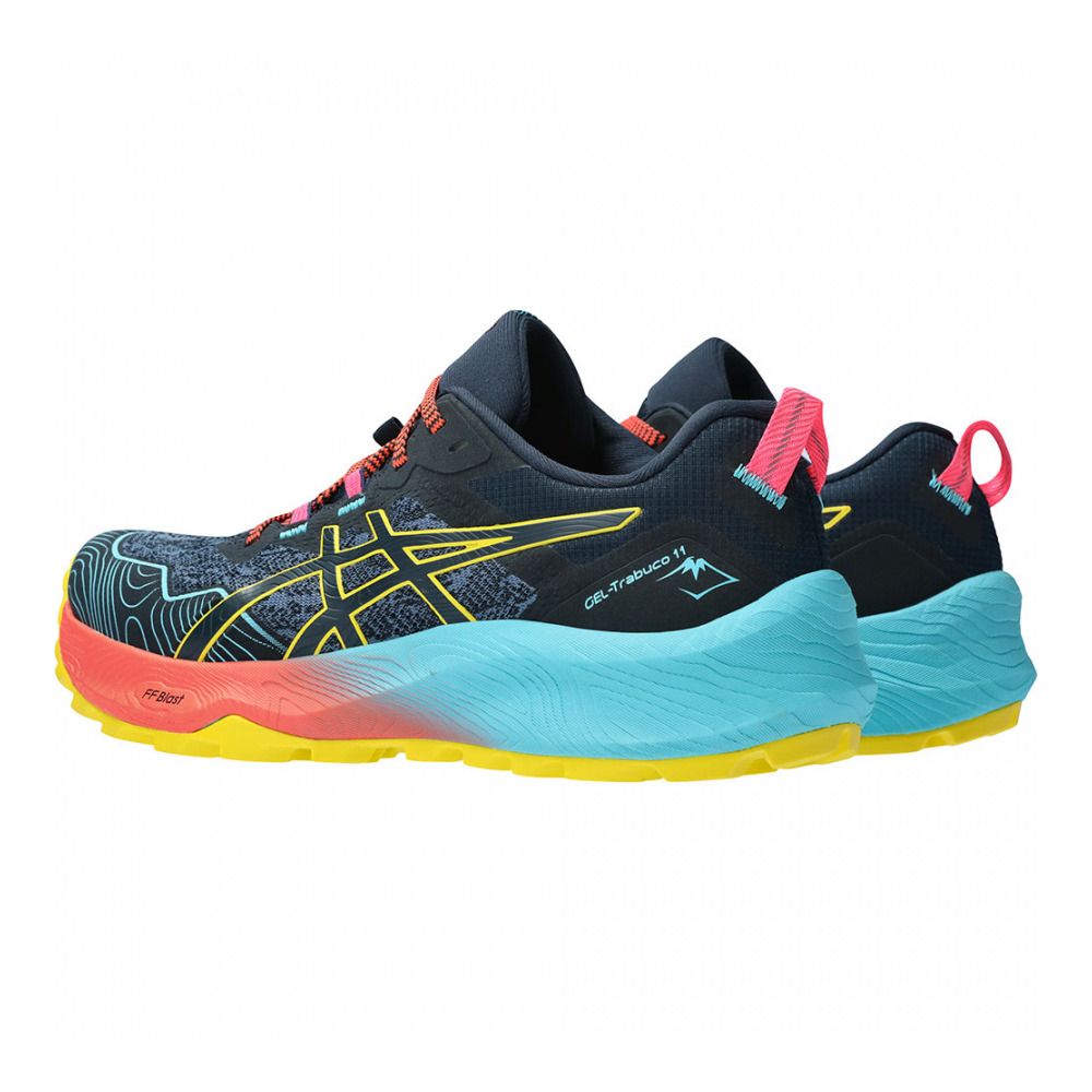 Asics GEL-TRABUCO 11 - Chaussures trail Femme french blue/vibrant yellow