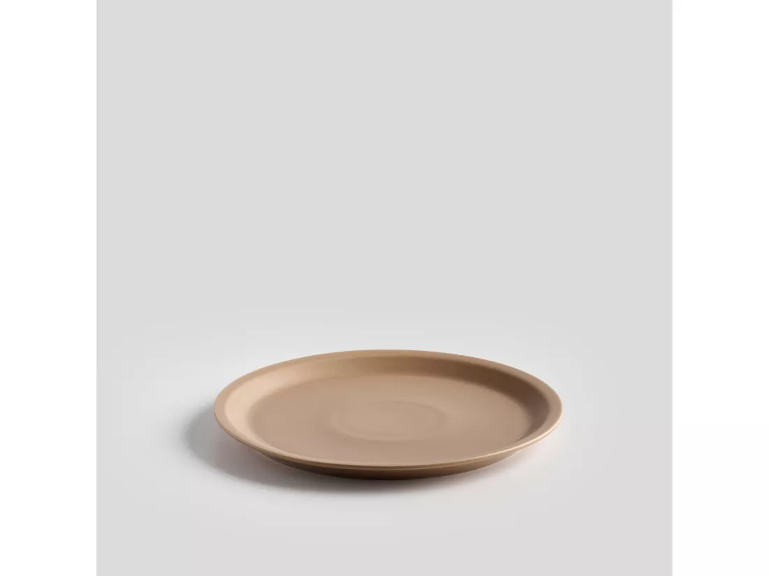 Assiette À Dessert Terro Brun Clair 1.8 x 21.5