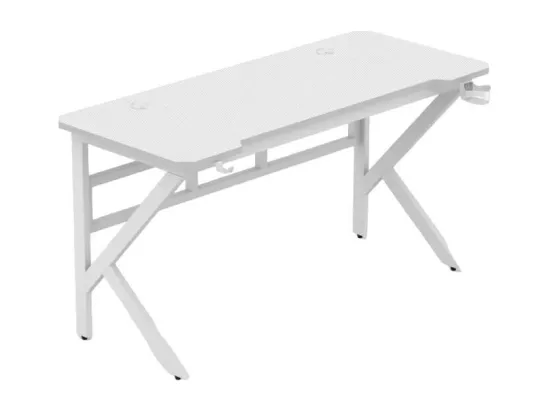 Bureau gamer ergonomique 160x60 porte casque et boisson PIUSL