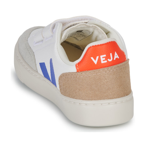 Veja - SMALL V-12 - Blanc / Bleu / Orange