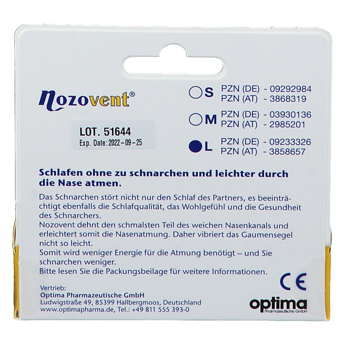 Nozovent® Large Nasenklammer