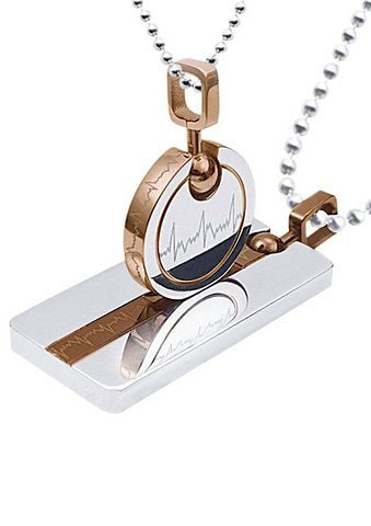 Firetti Schmuckset »Multipack Schmuck Geschenk Halsketten LIEBE« (Set, 4 Stk. tlg.)  2 Ketten mit Anhänger