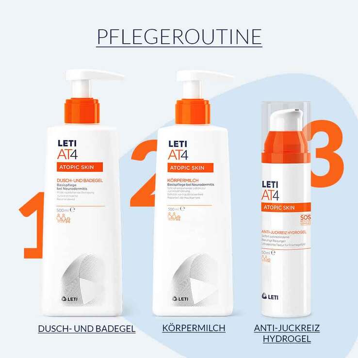 Leti AT4 Dusch- und Badegel, 250 ml