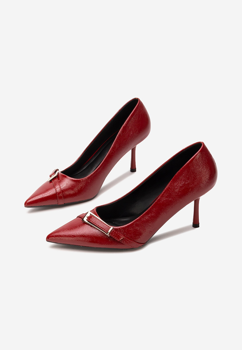 Chaussures à talon aiguille bordeaux Eonica