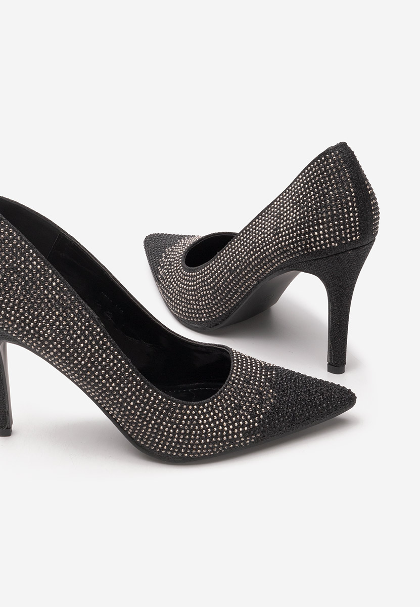Chaussures stiletto noirs Markita
