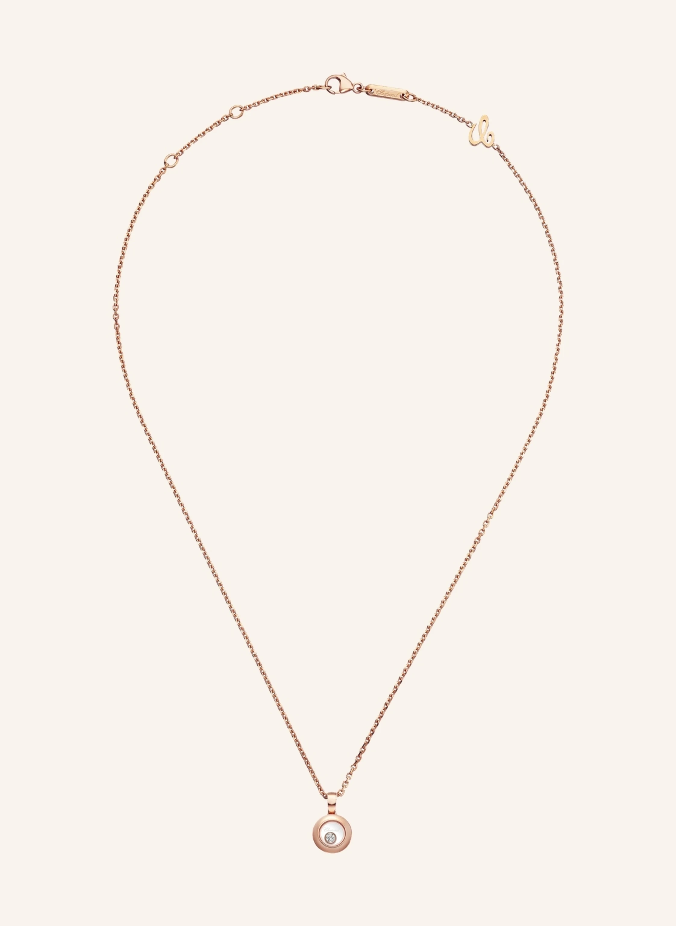 Chopard Anhänger HAPPY DIAMONDS ICONS Anhänger aus 18 Karat Roségold und Diamanten