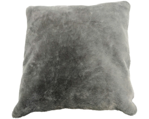 Decoratief kussen bont Romance antraciet 60x60 cm