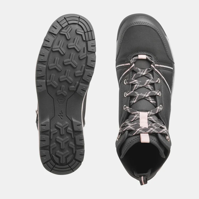 Decathlon Quechua - Botas de caminhada impermeáveis femininas Quechua - NH100 Mid WP