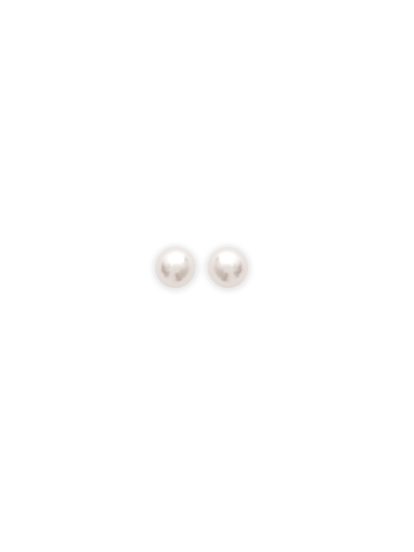Puces d'oreilles imitation perle nacrée