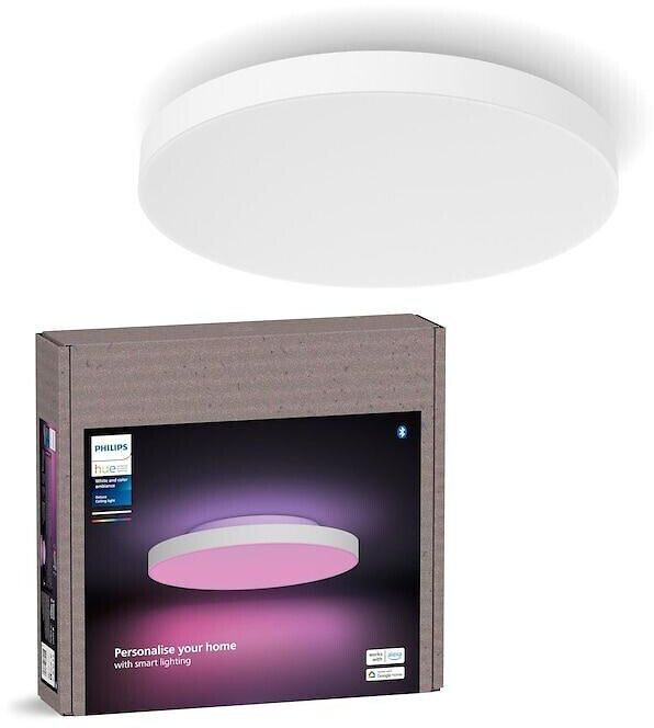 Philips hue DATURA Wand- / Deckenleuchte - Weiss / B: 38.4 cm x H: 6.3 cm