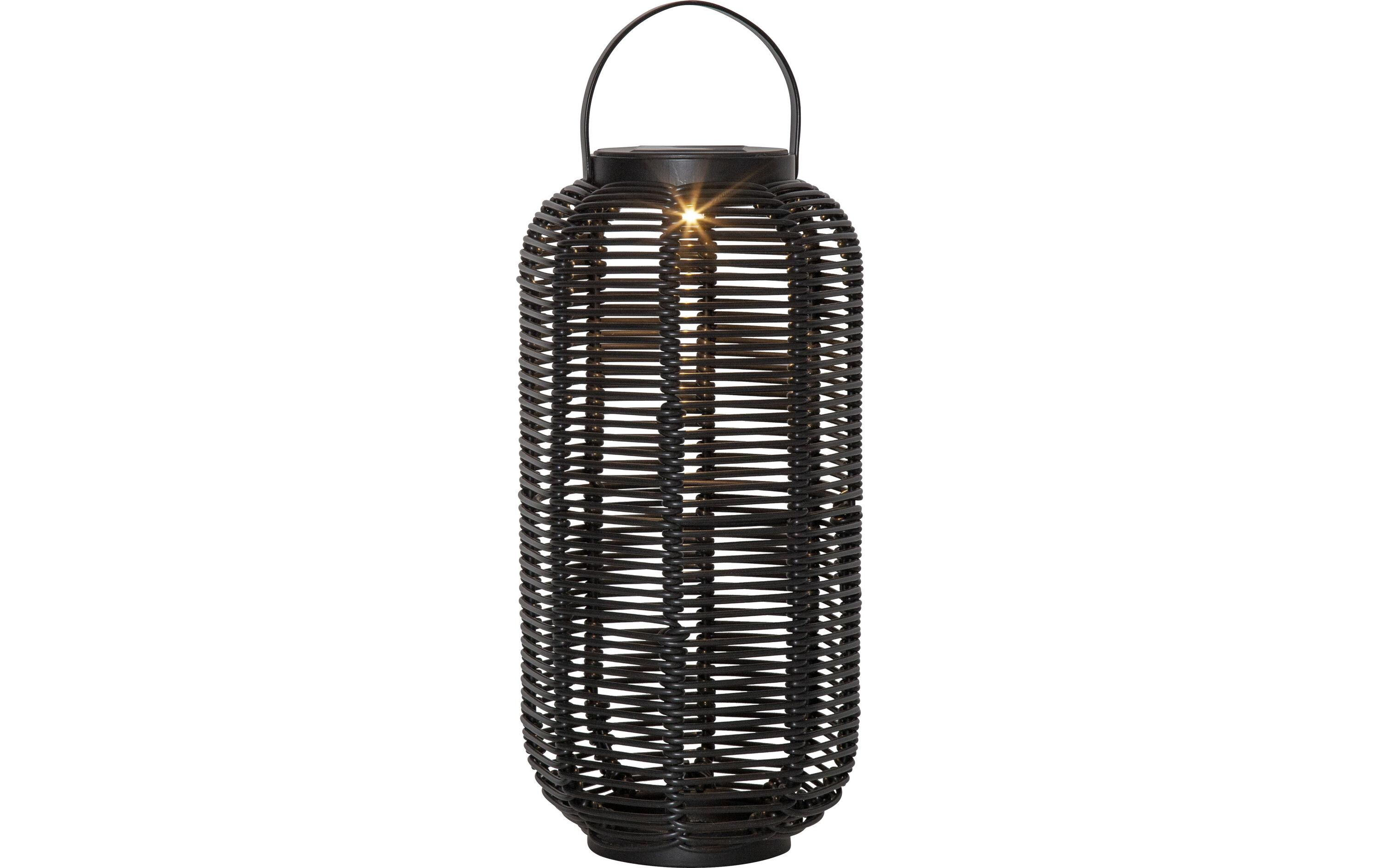 Laterne Solar Runda, 30 cm, SchwarzSolarleuchte zum Aufstellen oder Aufhängen