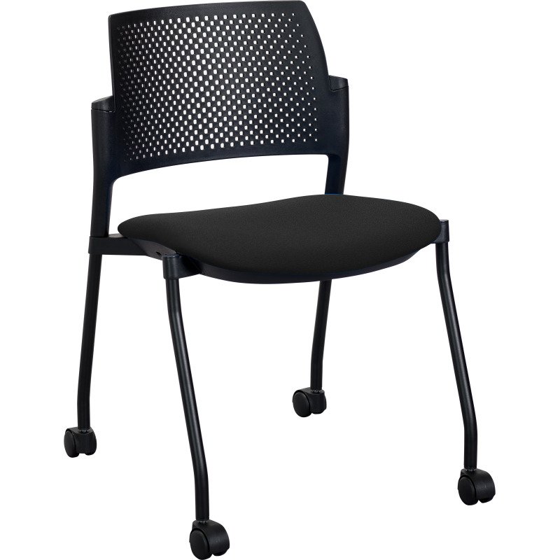 Chaise à roulettes Simone - dossier polypropylene