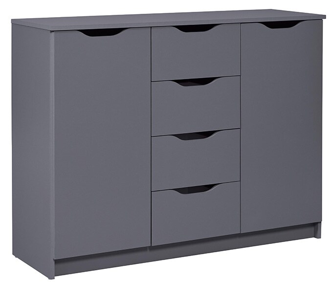 Inter Link Kommode Sideboard Silenzia in grau