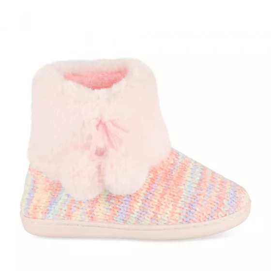 Chaussons bottines ROSE LOVELY SKULL