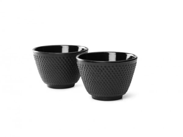 Bredemeijer Xilin - Tea mug - Størrelse 7.8 cm diameter - Høyde 5.3 cm - svart (en pakke 2)