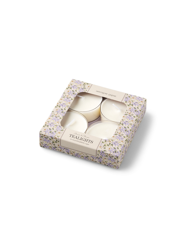 Store fyrfadslys | Paraffin. 4 stk. | White
