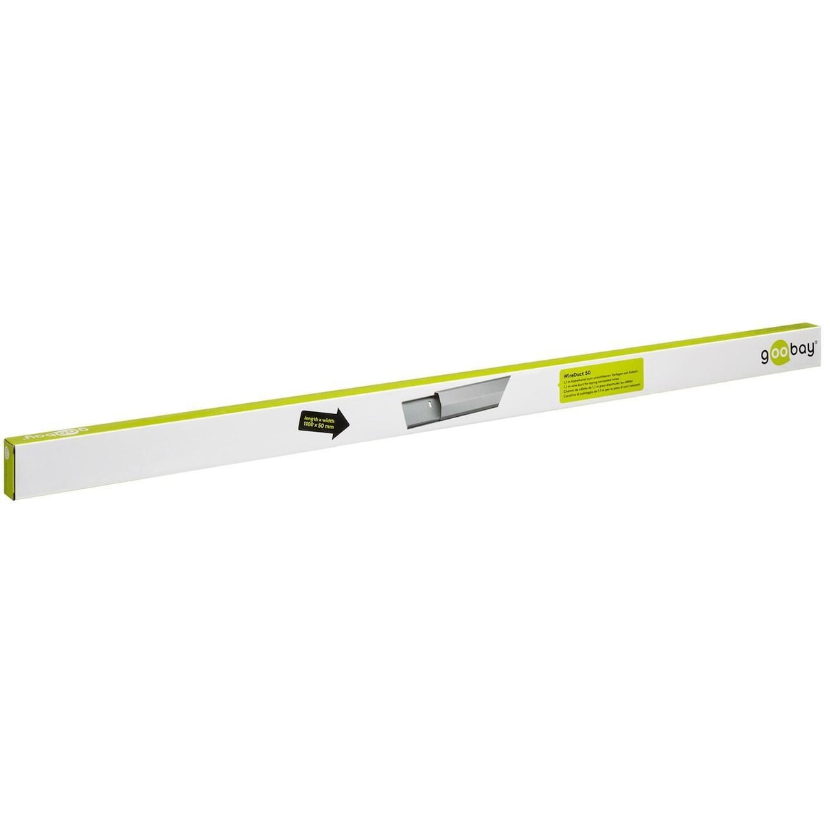 Goobay Trådkanal aluminium 50 mm  lengde 1,1 m