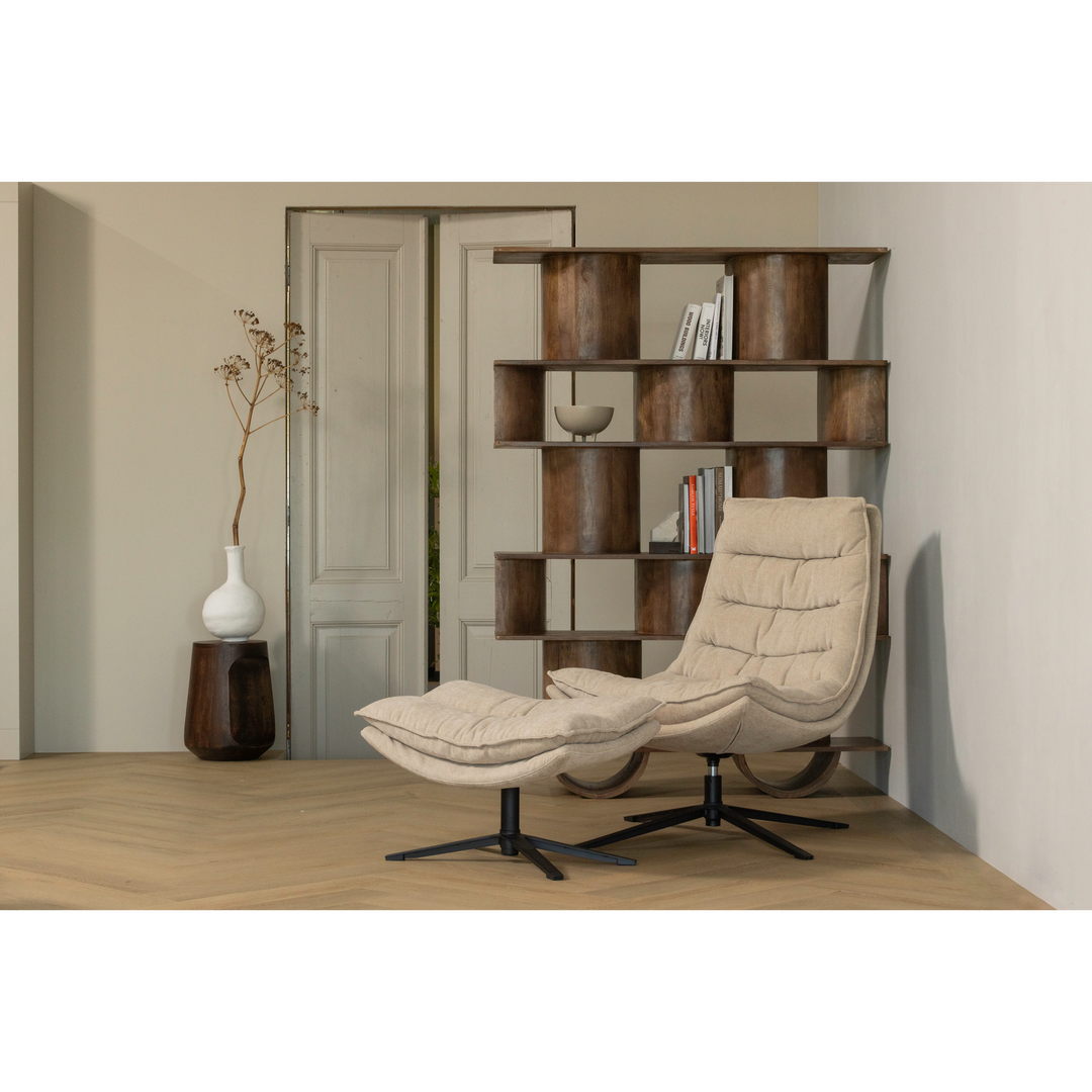 WOOOD   Kube Draaifauteuil