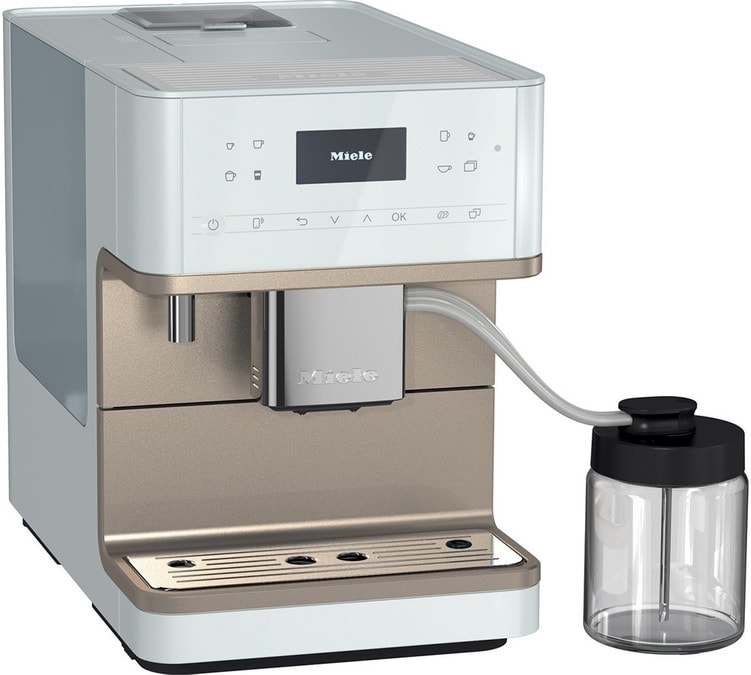 MIELE CM6360 MilkPerfection BB CleanSteelMetallic Coloris:Blanc