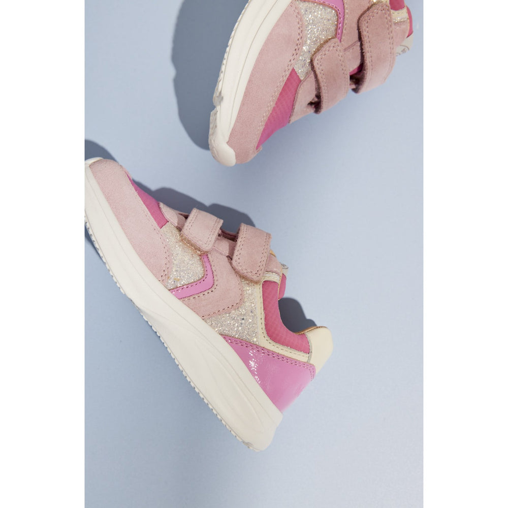 Køb Bisgaard Blush Glitter Yuki Glitter Velcro Sko