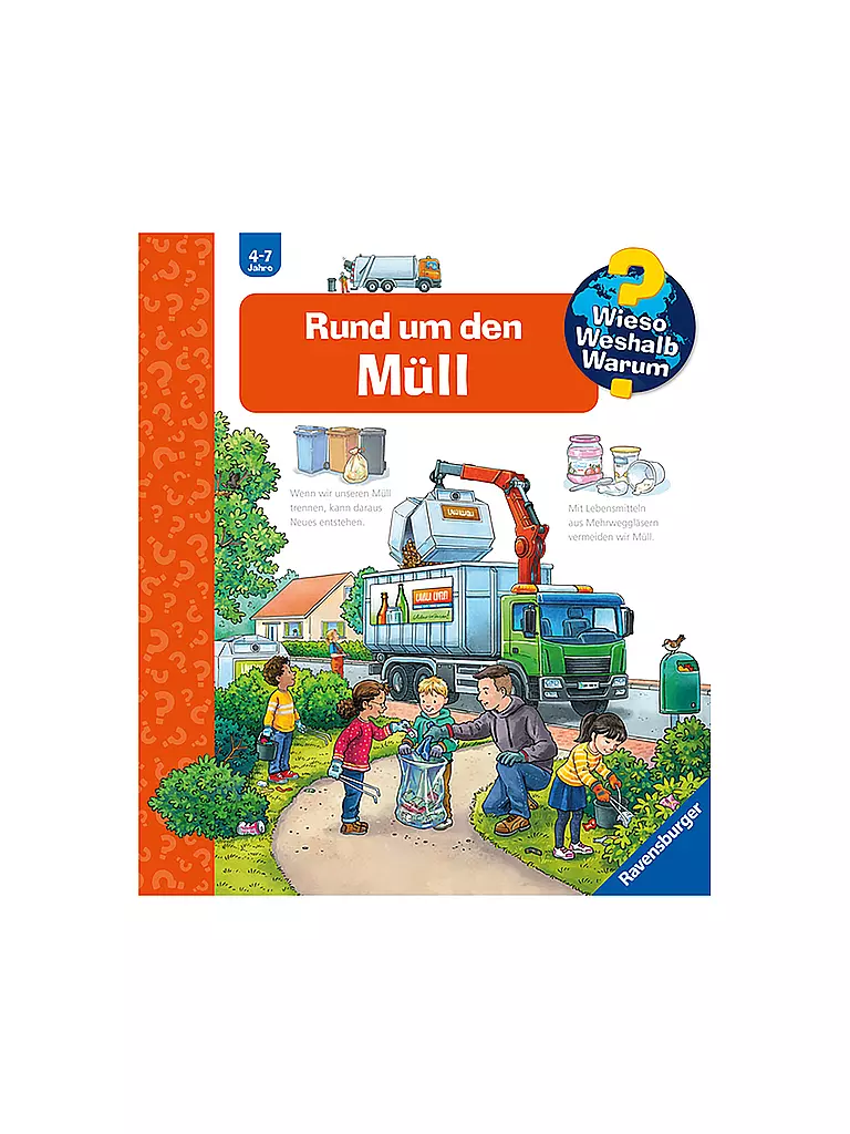 RAVENSBURGER Buch - Wieso Weshalb Warum - Rund um den Müll keine Farbe
