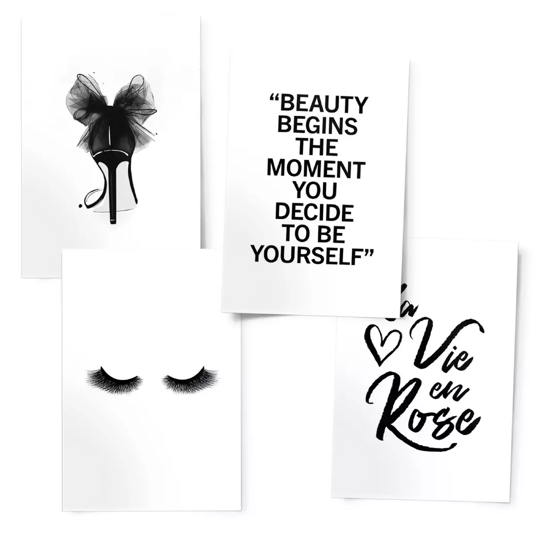 Wandbild 20 x 30 cm Beauty Begins