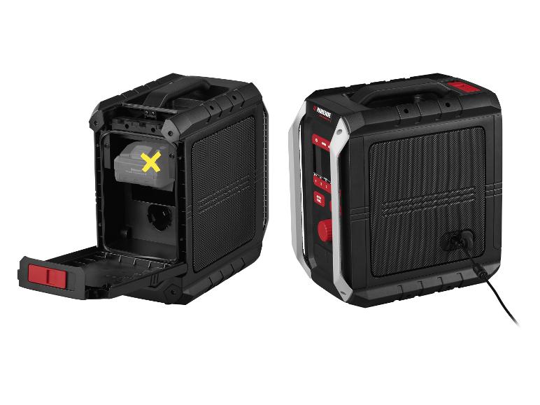 Bouwradio 20 V, 12 V, 230 V zonder accu en lader