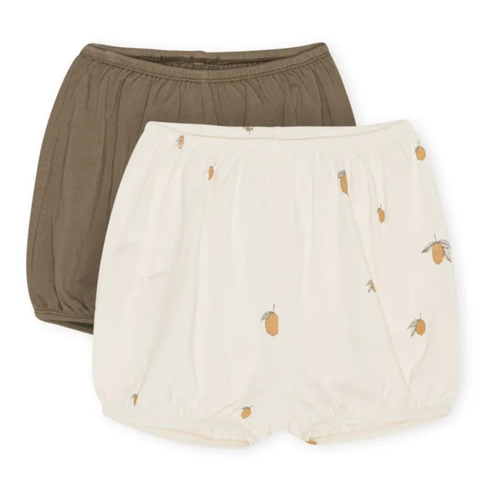 Konges Sløjd Lot 2 Bloomers Coton Bio | Marron