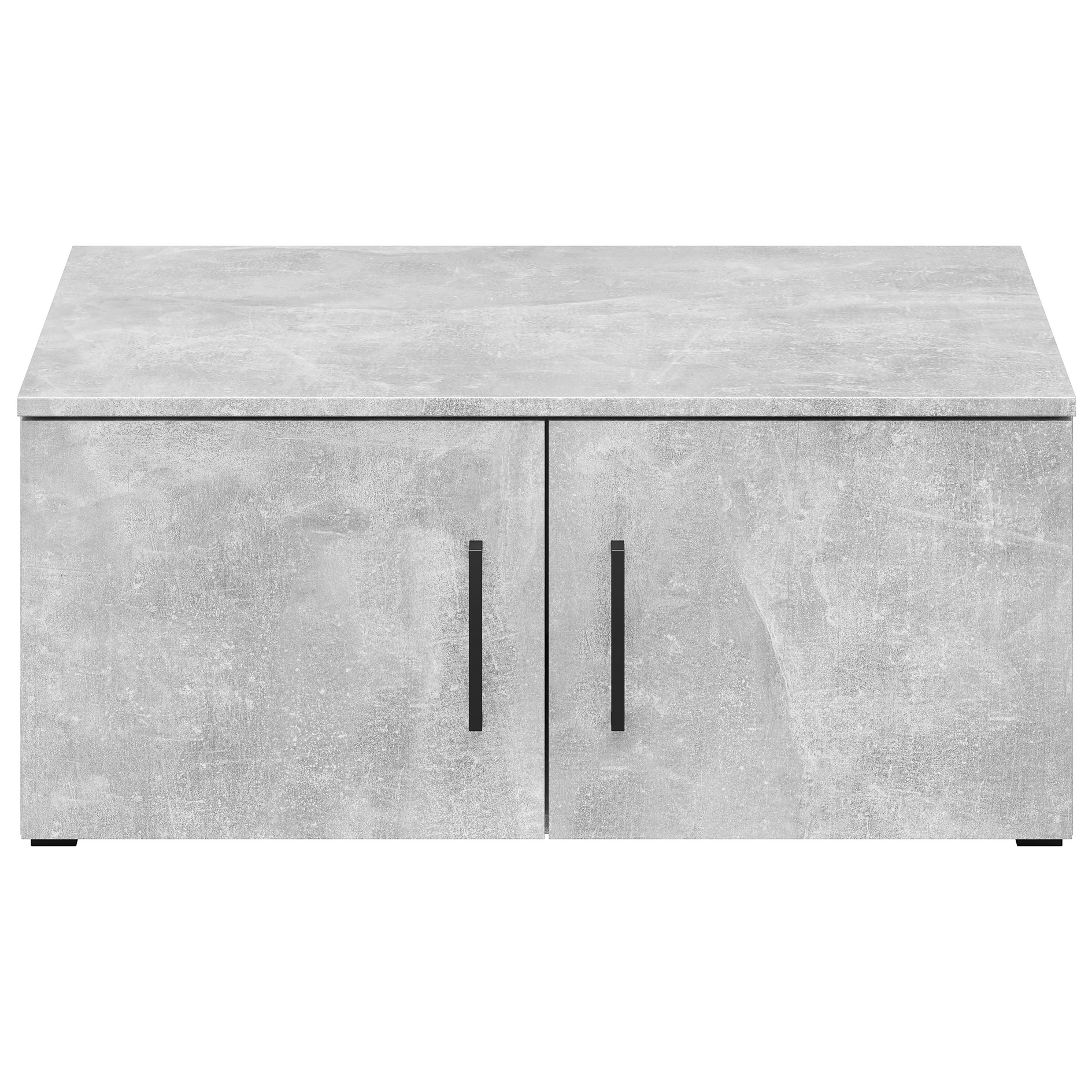 Aufsatzschrank/ Stand-Hängeelement - Betonoptik - 80 cm breit