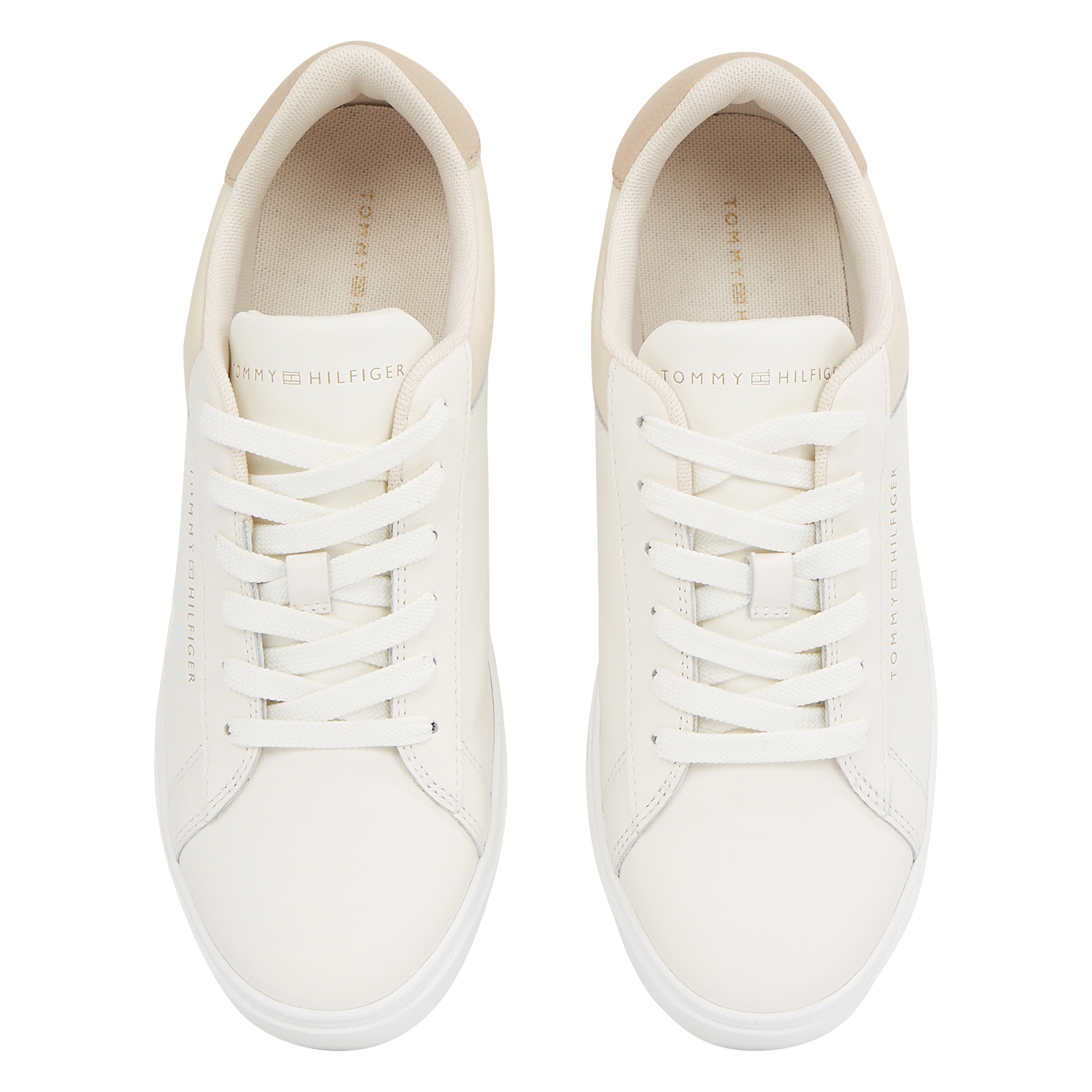 Baskets basses en cuir | Beige