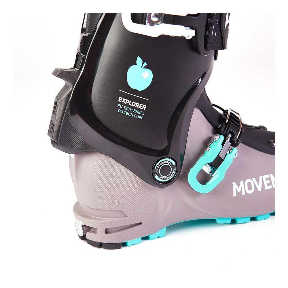 Movement EXPLORER WOMEN - Chaussures ski randonné Femme taupe/black/turquoise - ultralon