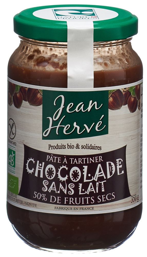 JEAN HERVE Pâte Chocolat<br>350 g, sans Lait