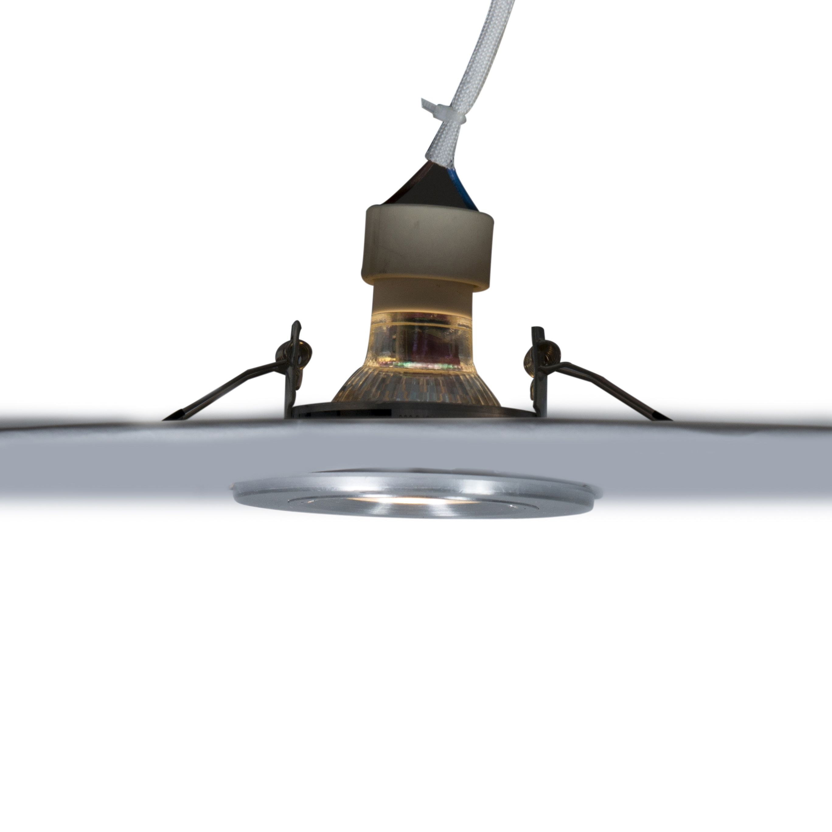 Smart inbouwspot staal rond IP44 incl. Wifi GU10 - Xena