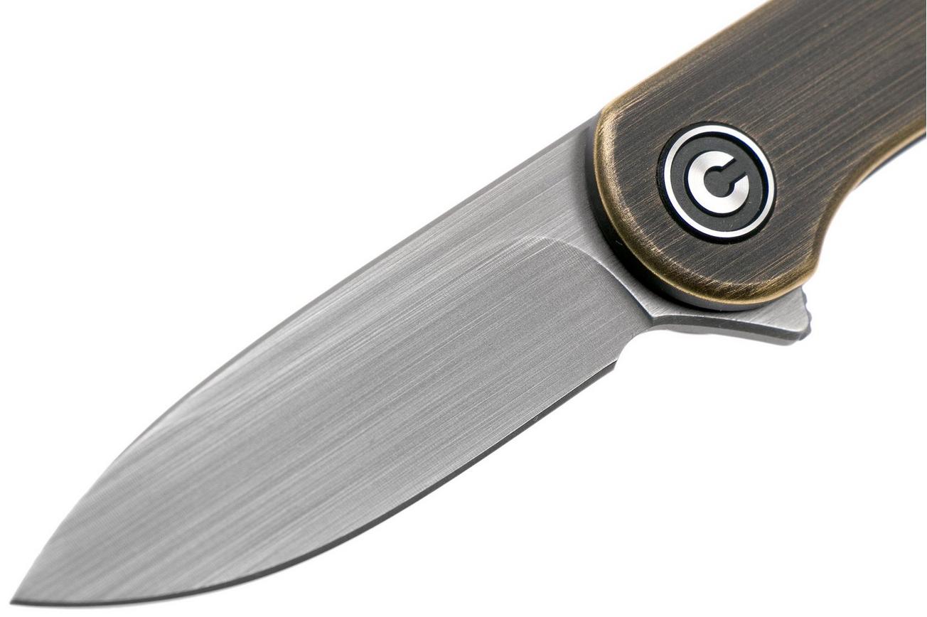 Civivi Mini Elementum C18062Q-1 Brass sleutelhangerzakmes