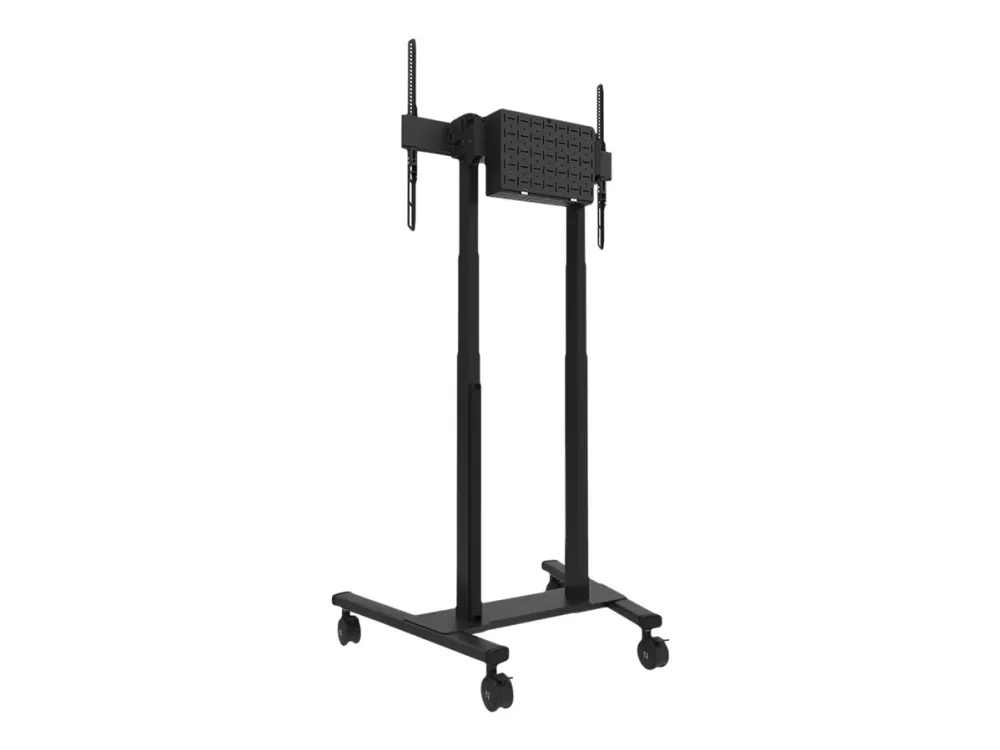 Neomounts FL55-875BL1 - Vogn med hjul - motoriseret - for LCD display - låsbar - stål - sort - skærmstørrelse: 55