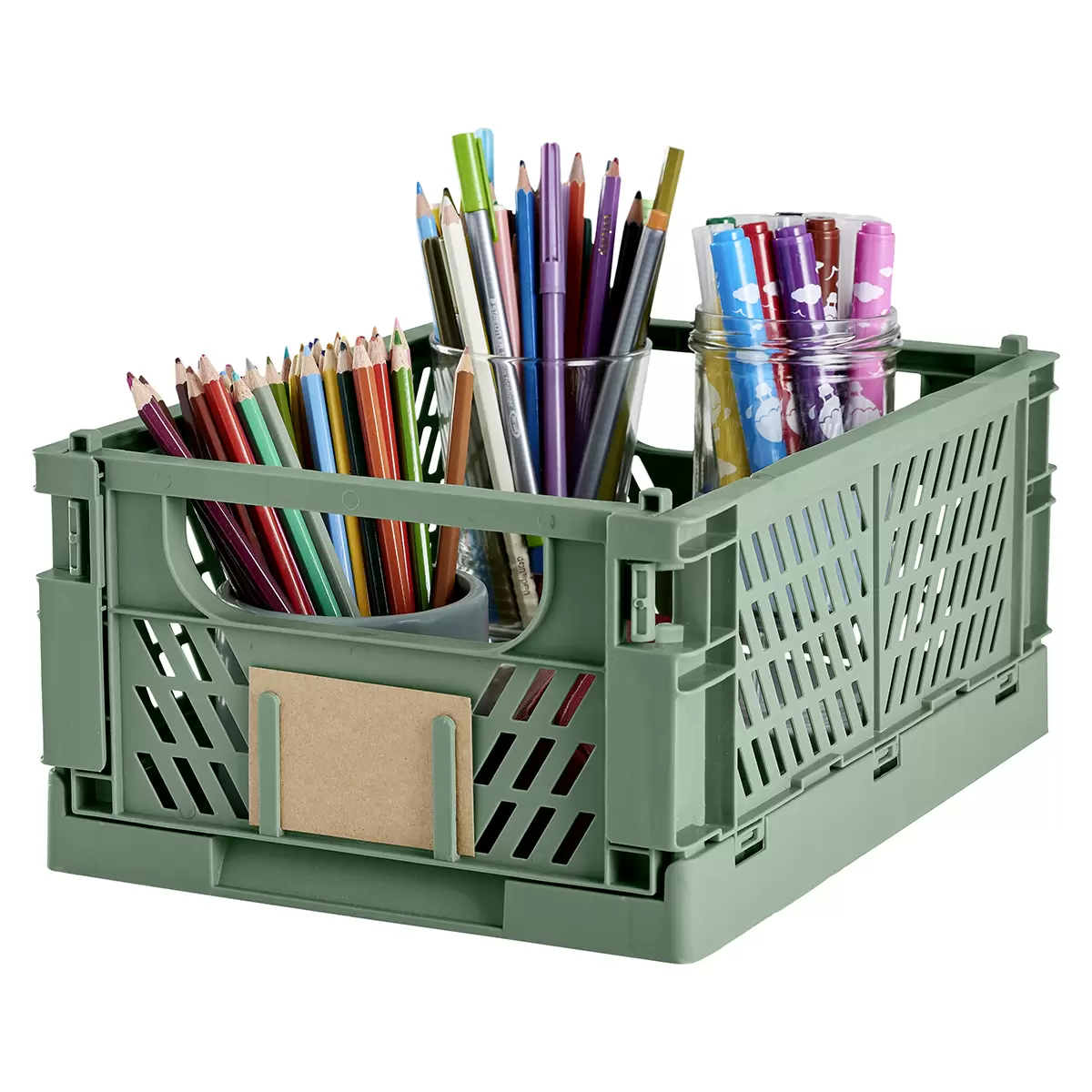 Aufbewahrungsbox SCHOU grün