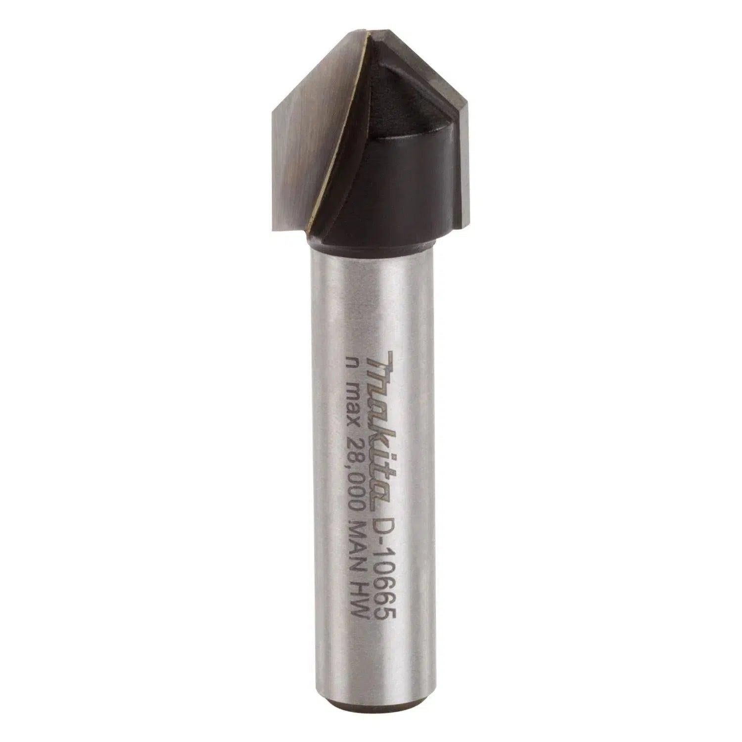 Makita D-10665 Freesbit Afkantfrees 45° S 8mm 12,7x12,7mm