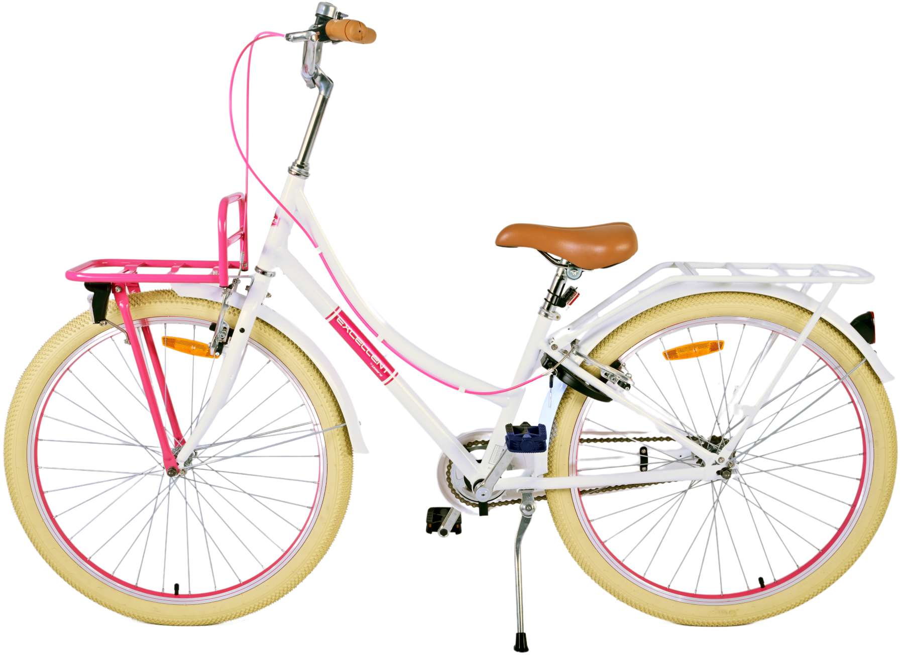 TPFSports Excellent Kinderfahrrad - Mädchen - 26 Zoll - Rücktritt + Handbremse - Grün