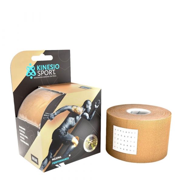 Kinesio Sport Banda Adesiva Bege 5cmx5m