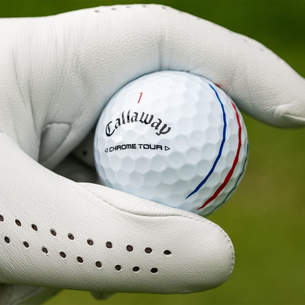 Chrome Tour Triple Track Golfball Hvit 4 for 3
