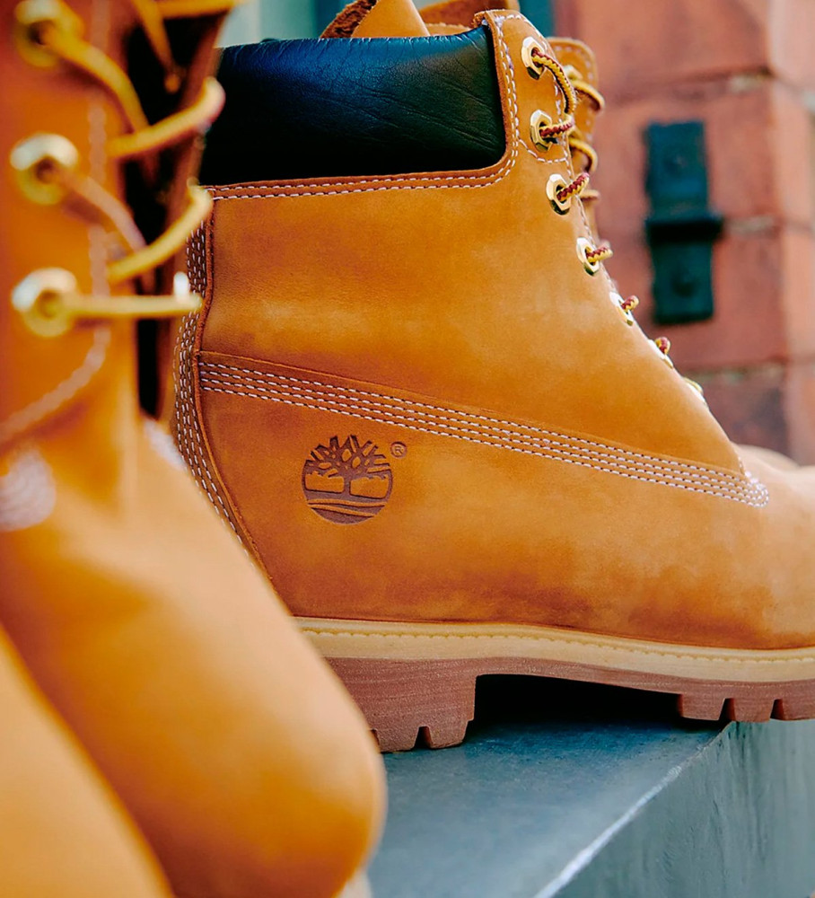 Botas Timberland Premium de couro marrom de 6 polegadas