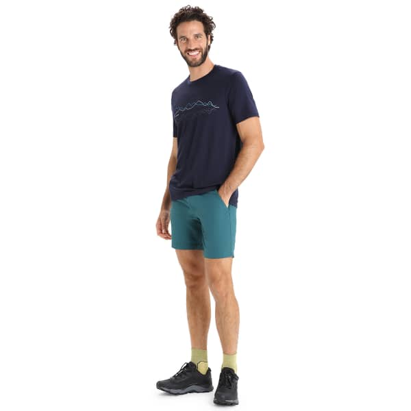 T-shirt randonnée ICEBREAKER M TECH LITE II SS TEE MIDNIGHT NAVY