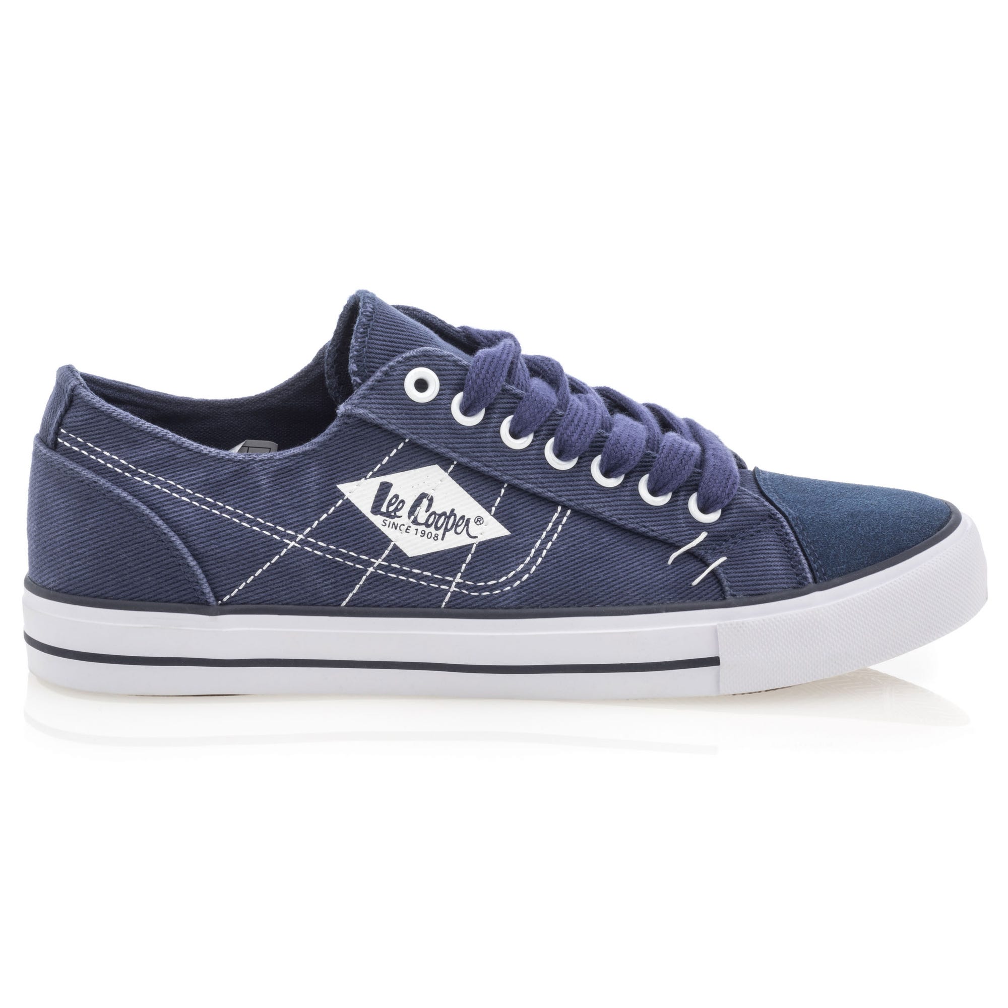 Baskets en toile Homme bleu