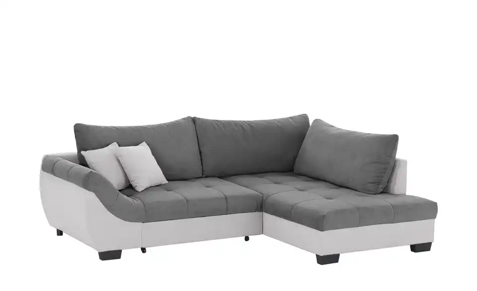 Ecksofa Krissy Steingrau, Silbergrau rechts