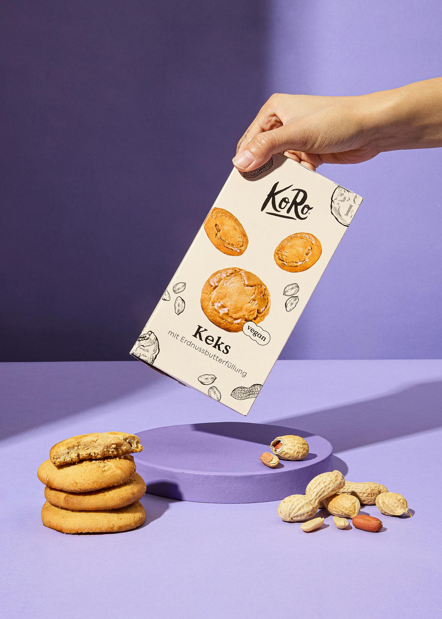 Gefüllter Erdnussbutterkeks 150 g