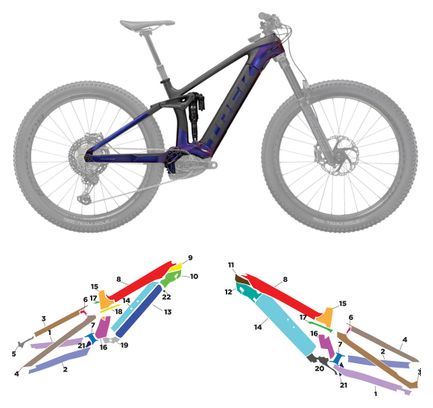 Trek Rail carbon 9.7/9.8/9.9 - 2020 - L - Brillant