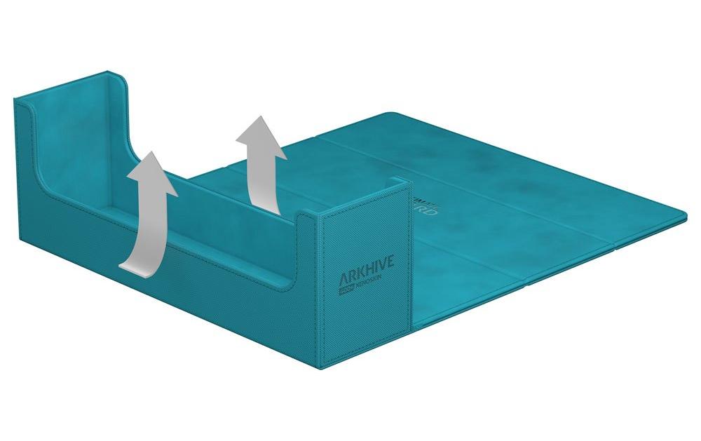 Kartenbox XenoSkin Arkhive Monocolor 400+ PetrolblauHochwertige Box für Sammelkarten in Standardgrösse