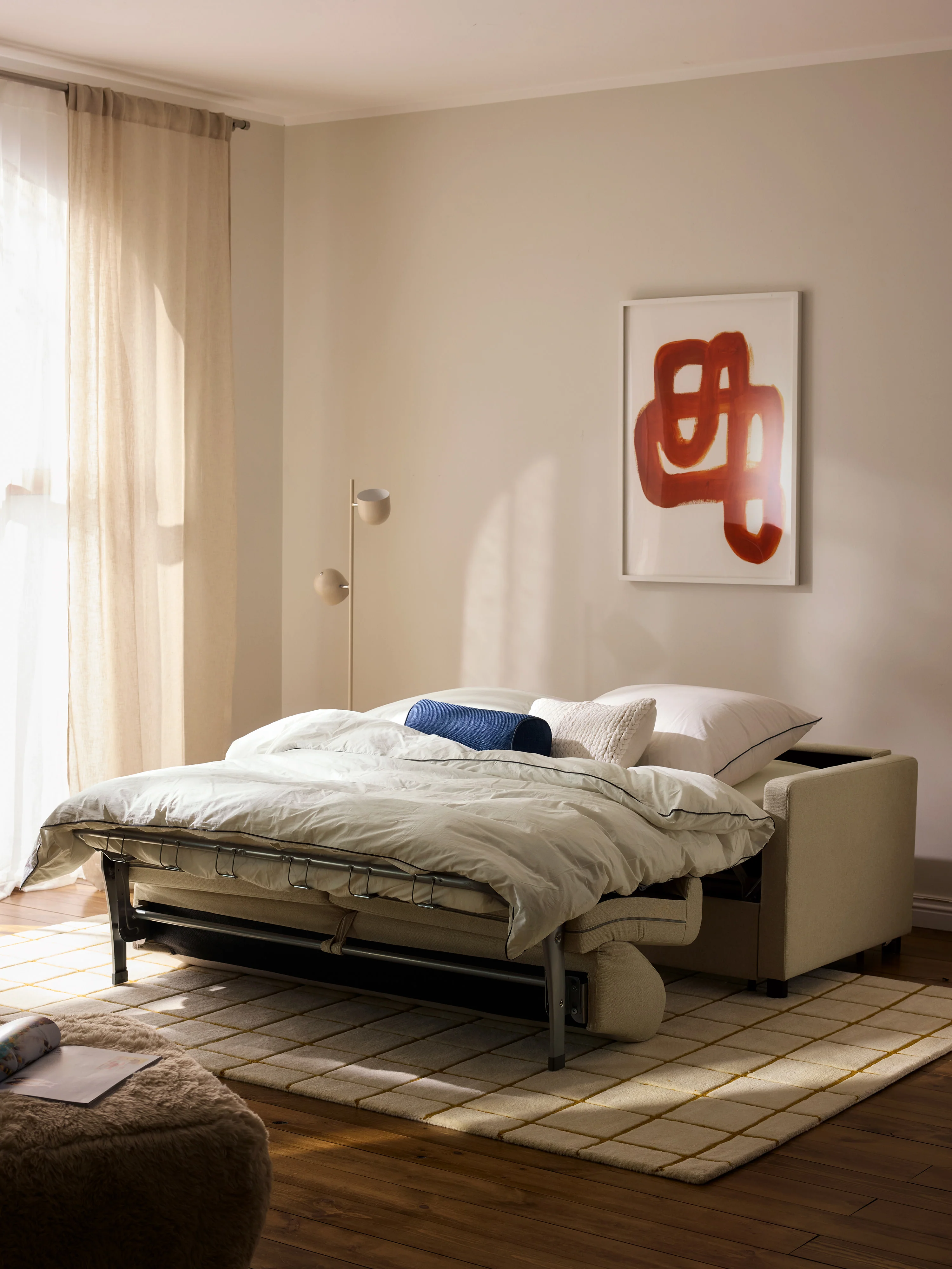 Slaapbank Morgan met matras (2-zits)
