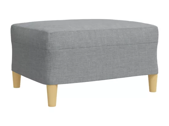 Ensemble de canapés 3 pièces repose-pied et coussins décoratifs
