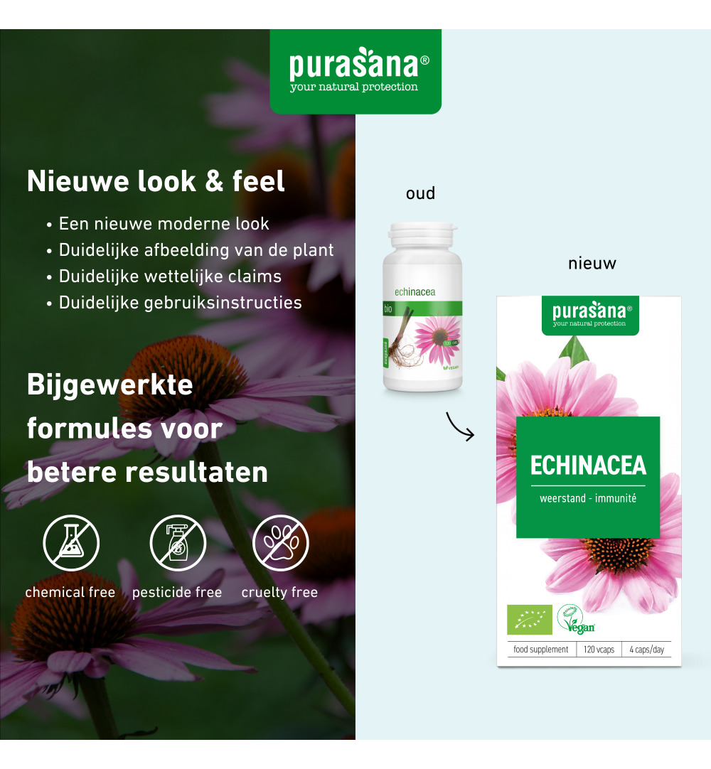 Purasana Echinacea Vegan Bio (120 vega capsules)